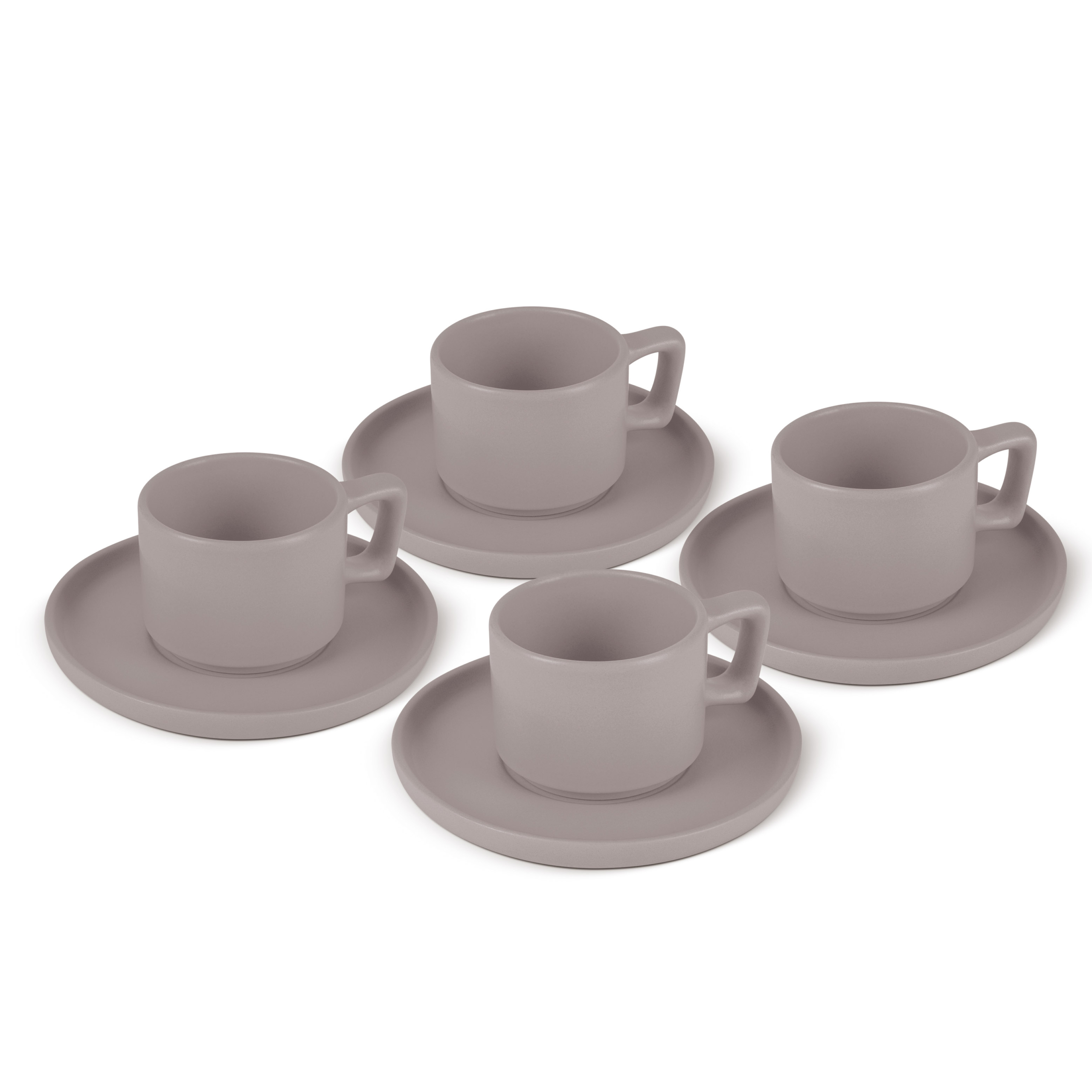 4+4 részes espresso csésze készlet