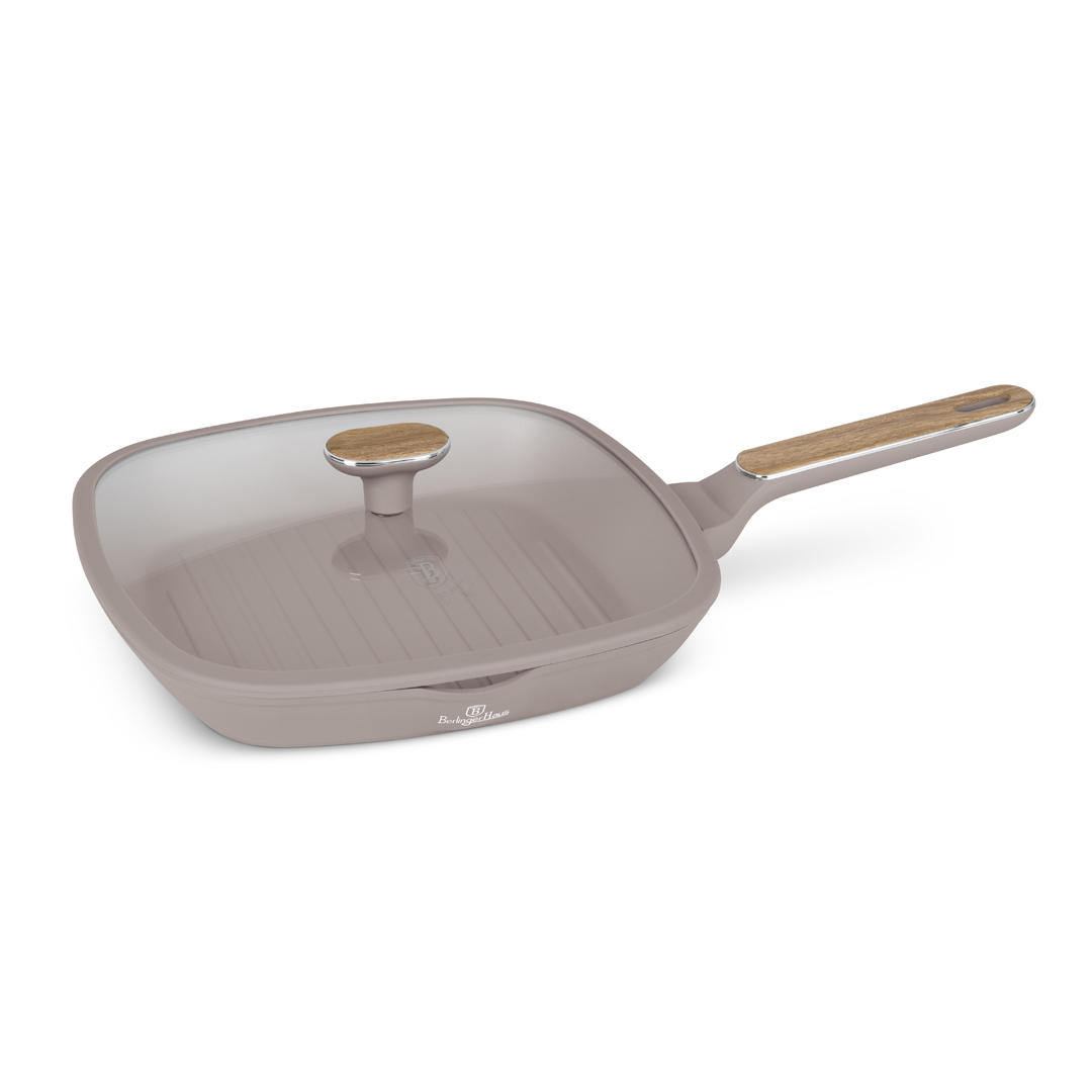 Grill serpenyő fedővel (28 cm)